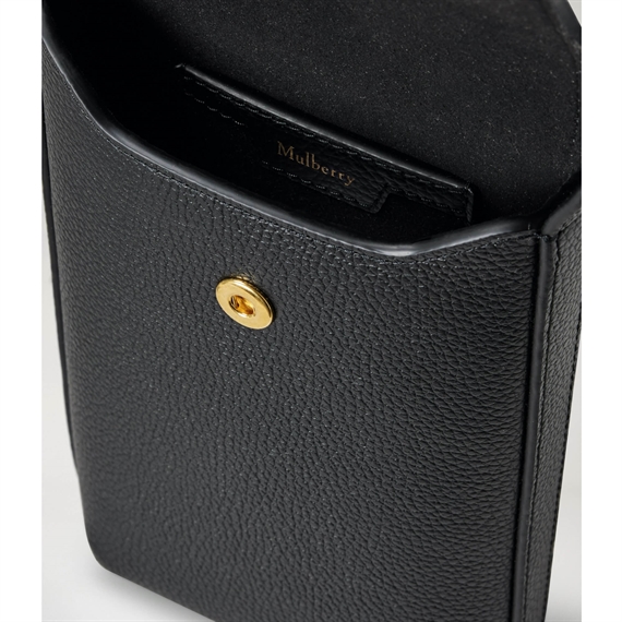 Mulberry Press Stud Phone Pouch Black